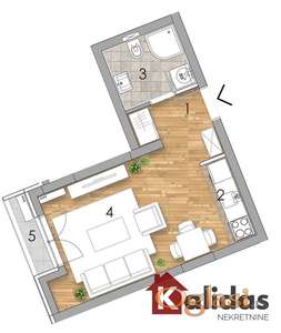 podbara, novogradnja, garsonjera, PDV